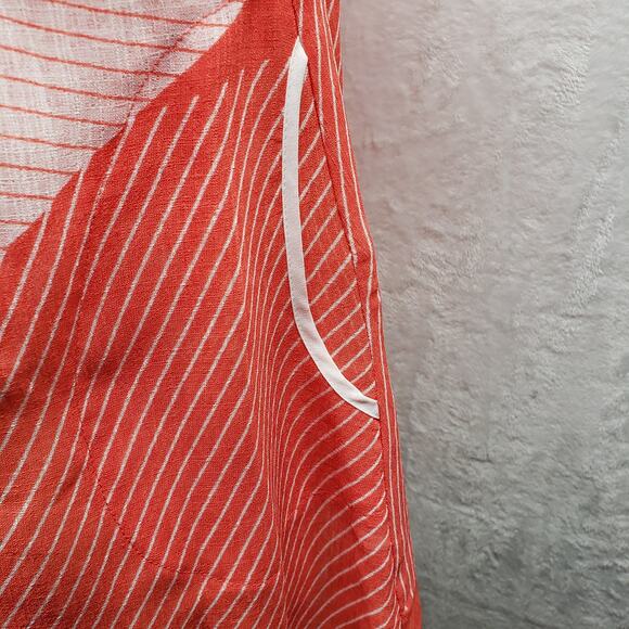 IC by Connie K Lagenlook Tunic XS – Artsy Stripe Colorblock Oversized Semi sheer - Picture 7 of 10